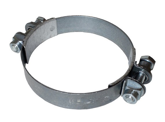 050 052114 ХОМУТ 2Х БОЛТОВОЙ D=114 S=25, ОЦИНКОВКА